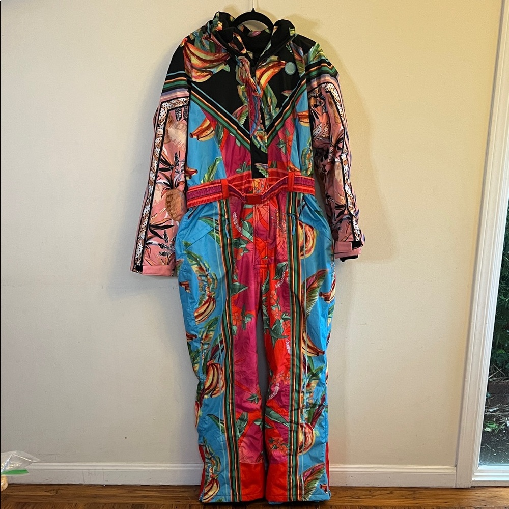 FARM Rio Mixed Scarves  Snow Jumpsuit